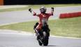 Danilo Petrucci feiert in seiner italienischen Heimat seinen ersten MotoGP-Erfolg.