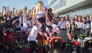 Marc Marquez hat sich erneut zum Weltmeister gekürt.