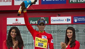 Alberto Contador steht dicht vor dem Gesamtsieg