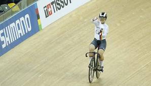 Kristina Vogel holte bei dieser Bahnrad WM ihr zweites Gold.
