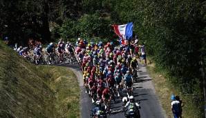 Bei der Tour de France starten insgesamt 176 Fahrer ins Rennen.