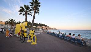 Der Start der Tour de France findet in Nizza statt.