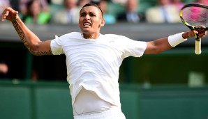 Nick Kyrgios katapultierte sich dank Wimbledon von Platz 144 auf Rang 66 der Weltrangliste