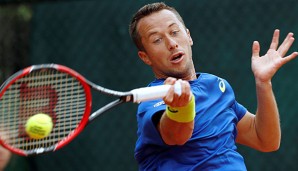 Philipp Kohlschreiber hat als erster Deutscher das Achtelfinale erreicht