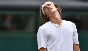 Alexander Zverev musste in der dritten Runde gegen Tomas Berdych die Segel streichen