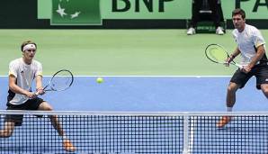 Alexander und Mischa Zverev beim Davis Cup.