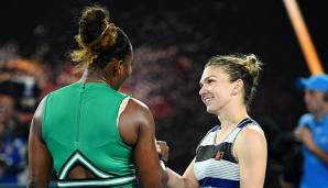 Serena Williams hat Simona Halep geschlagen.