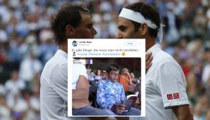 Willst du viral gehen? Dann pack dir im Match des Turniers auf dem Centre Court mal eben ein Buch aus ...