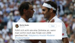 Elf Jahre war das letzte Duell der Beiden in Wimbledon her. Fühlt sich an, als wäre es erst gestern gewesen ...