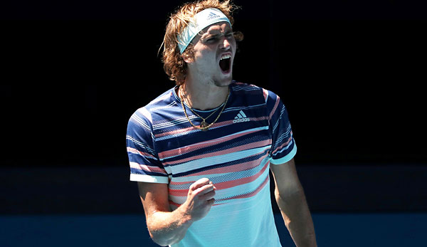 Alexander Zverev steht bei den Australian Open zum ersten Mal in einem Grand-Slam-Halbfinale.
