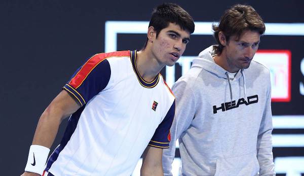 Ein starkes Team: Juan Carlos Ferrero betreut Alcaraz seit 2019