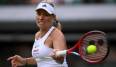 Angelique Kerber startet in Wimbledon gegen die Französin Kristina Mladenovic.