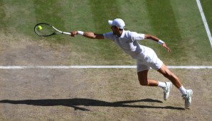 Der Serbe Novak Djokovic gewann im vergangenen Jahr den Grand Slam von Wimbledon.