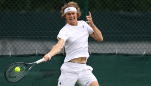 Alexander Zverev bekommt es in der 1. Runde der Wimbledon Championships mit Grijs Brouwer zu tun.