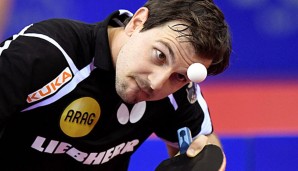 Timo Boll musste verletzungsbedingt im EM-Halbfinale aufgeben