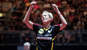 Kristin Silbereisen unterlag im Achtelfinale Feng Tianwei mit 2:4