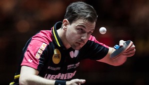 Timo Boll setzte sich in der dritten Runde gegen Jang Woojin mit 4:1 durch