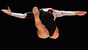 Pauline Schäfer holte am letzten Turniertag Bronze am Schwebebalken