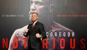 Conor McGregor im November 2017 bei der Premiere des Dokumentarfilms "Conor McGregor: Notorious"