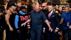 Dana White verhandelte zwischen Conor McGregor und Floyd Mayweather.