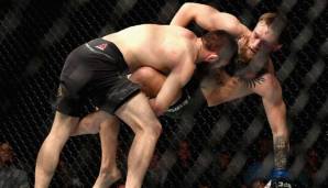 Khabib Nurmagomedov besiegte Conor McGregor im Oktober 2018.