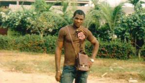 Francis Ngannou als Jugendlicher in Kamerun.