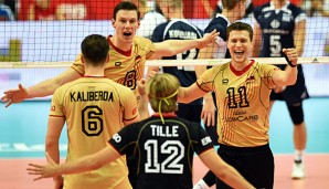 Die deutschen Volleyballer schlugen Angstgegner Bulgarien mit 3:1