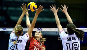 Die deutschen Volleyballerinnen feierten zum Abschluss der WM einen Sieg über Belgien