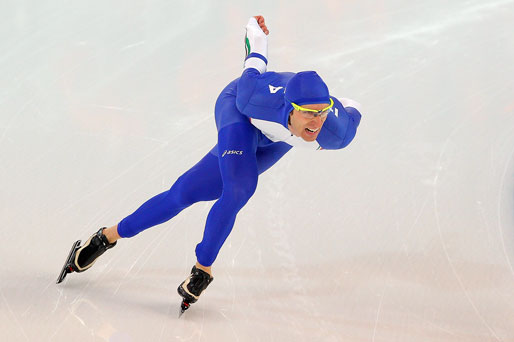 Enrico Fabris gewann bei den Olympischen Spielen in Turnier zwei Goldmedaillen