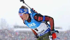 Simon Schempp lief im Massenstart auf den siebten Rang