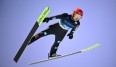Katharina Althaus flog bei der Nordischen Ski-WM zu ihrer ersten Goldmedaille. Nun nimmt sie am ersten Skifliegen der Damen in Vikersund teil.