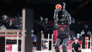 Ein Roboter sorgte für eine Wurfshow bei Olympia.