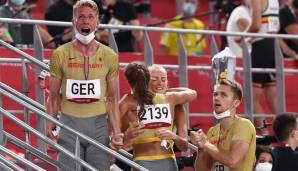 Auch die deutsche Mixed-Staffel im Sprint konnte sich freuen: Sie zogen ins Finale ein.
