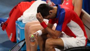 Was für ein bitterer Tag für Novak Djokovic. Nach dem Aus gegen Zverev scheiterte er auch mit seiner Mixed-Kollegin Nina Stojanovic im Halbfinale.