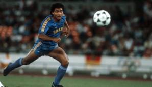 ROMARIO - 1988 mit Brasilien: Bevor der Weltmeister von 1994 den Sprung nach Europa (PSV, Barcelona) wagte, erreichte er erst noch das Finale von Seoul. Dort unterlag die Selecao jedoch der Sowjetunion 1:2. Romario erzielte das 1:0.