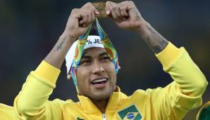 Im Halbfinale gegen Honduras erzielte Neymar das schnellste Tor der Olympiageschichte (nach 14 Sekunden), im Endspiel gegen Deutschland markierte er das 1:0. Im Elfmeterschießen verwandelte er dann den letzten Schuss, der Rest war Jubel.