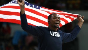 Kevin Durant und das Team USA sicherten sich mit einem deutlichen Sieg die Goldmedaille