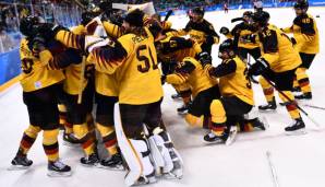 Deutschlands Eishockey-Nationalmannschaft steht im Olympia-Finale.