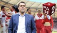 Robin Dutt (M.) muss den VfB wieder in die Erfolgsbahn führen
