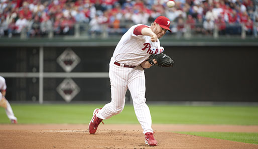 Roy Halladay warf in seinem ersten Playoff-Start gleich mal einen No-Hitter - kann man machen...