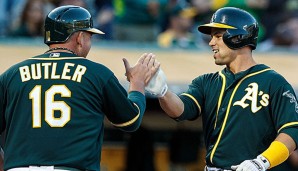 Billy Butler und Danny Valencia haben sich schonmal besser verstanden