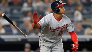 Juan Soto hat zwei Homeruns als 19-Jähriger im Yankee Stadium geschlagen.