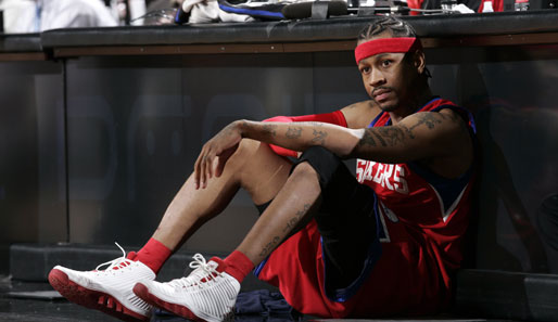 Nie mehr NBA? Allen Iverson erzielte in dieser Saison für Philly 13,9 Punkte - Karriere-Minusrekord