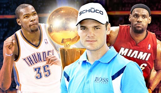 Golf-Superstar Martin Kaymer setzt in den Finals auf LeBron James und die Heat