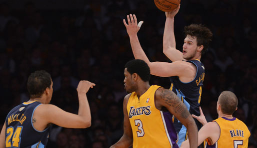 Playoffs 2012, erste Runde: Gallinari schied mit Denver gegen die Lakers 3-4 aus