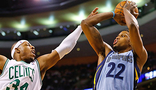 Rudy Gay (r.) wurde 2006 an 8. Stelle von den Memphis Grizzlies gedraftet