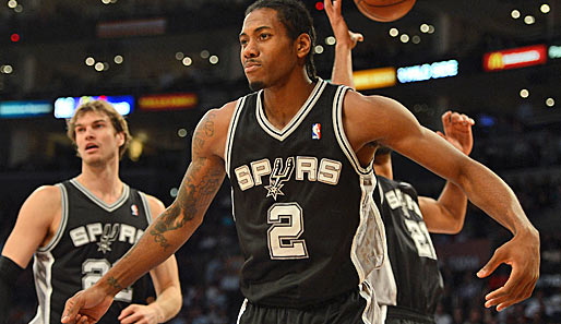 Spurs-Forward Kawhi Leonard erzielt in dieser Saison 11,7 Punkte im Schnitt