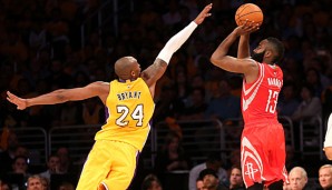 James Harden war beim Comeback von Kobe Bryant von niemandem zu halten