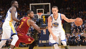 Stephen Curry führte die Warriors auch gegen die Cavs zum Sieg