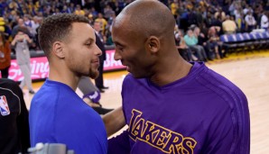 Im Februar zusammen in Toronto im Einsatz? Steph Curry (l.) und Kobe Bryant